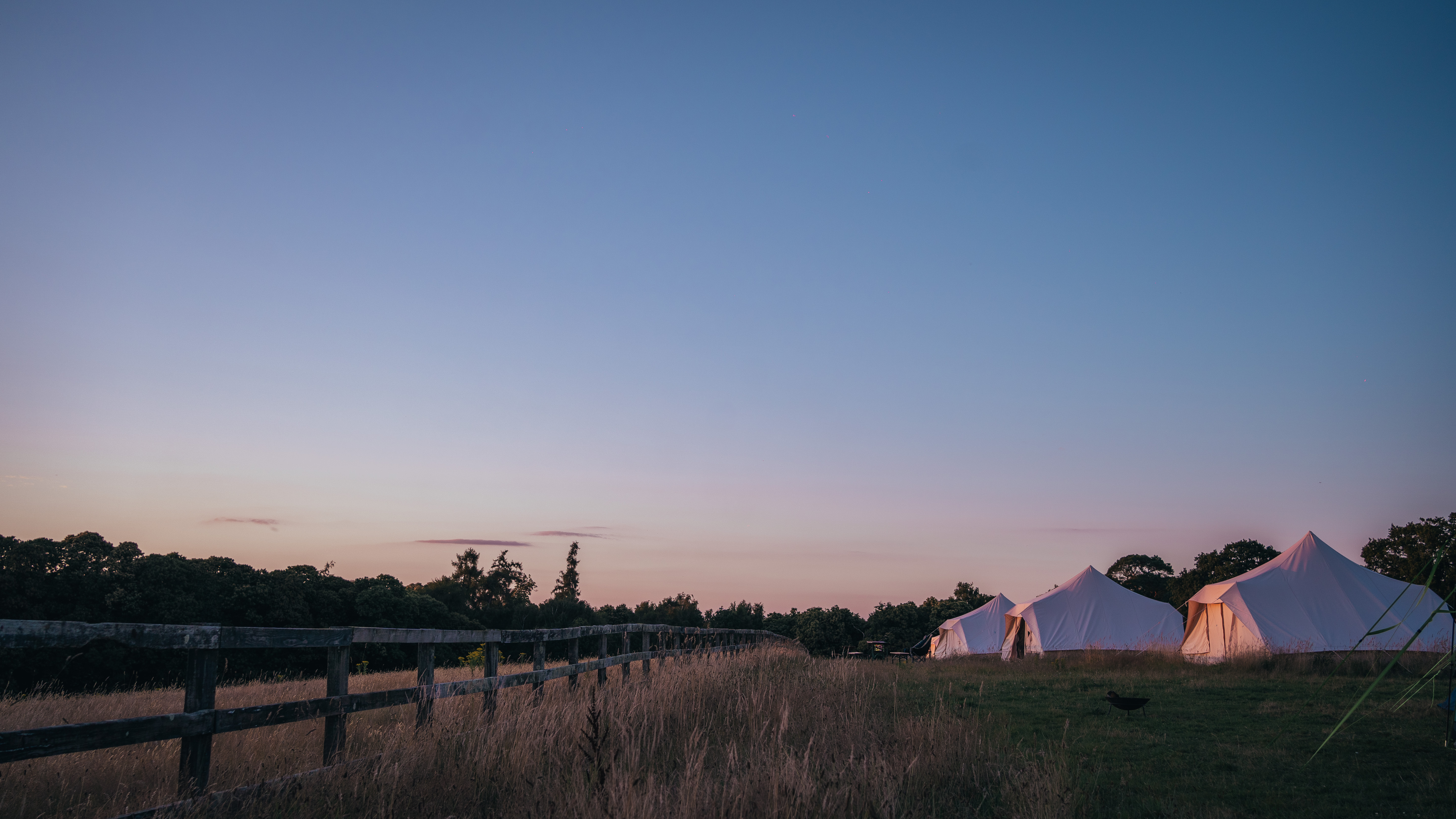 Woodfire Camping family gastro-campsites in the South Downs